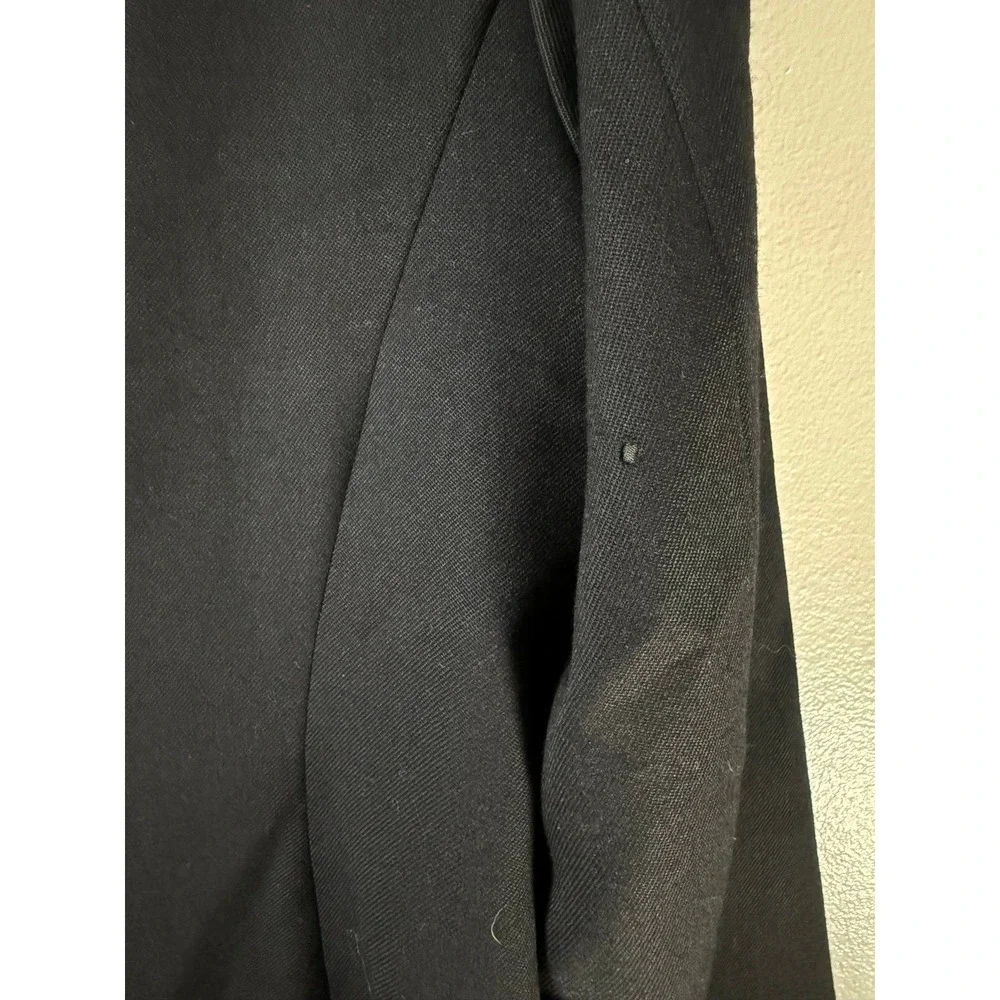 Pendleton Black 100% Virgin Wool Skirt Suit Set Blazer Pencil Skirt 10P USA‎